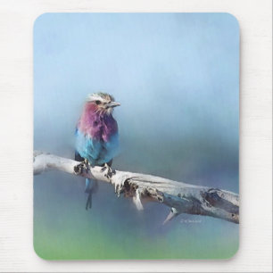 Gemalte Vogel-Mausunterlage Mousepad