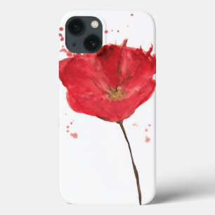 Gemalte Watercolormohnblumen-Blume 2 Case-Mate iPhone Hülle