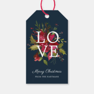 Gemalte Weihnachtssterne Feiertage Geschenkanhänger