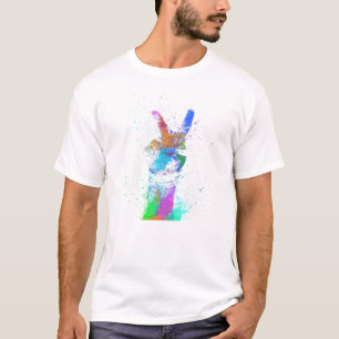 Gemalter Frieden T-Shirt