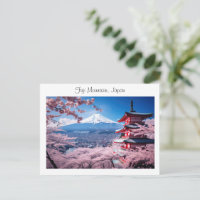 Gemalter Fuji-Berg in Kirschblütensaison