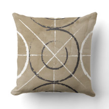 Gemalter geometrischer Kreis-Druck