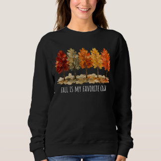 Gemalter Herbst ist meine Lieblingsfarbe Sweatshirt