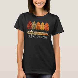 Gemalter Herbst ist meine Lieblingsfarbe T-Shirt