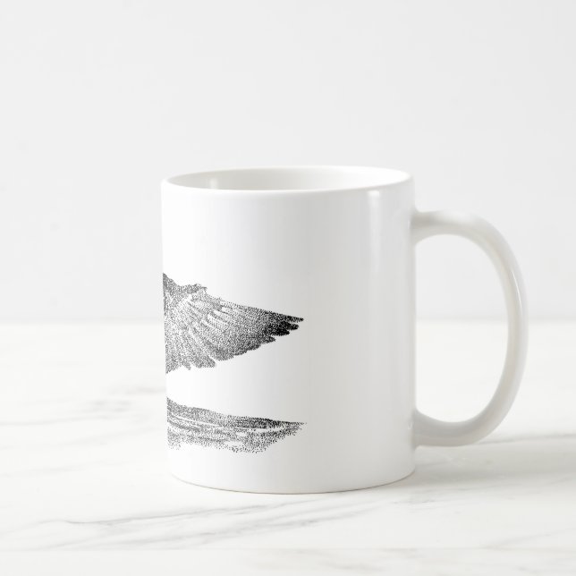 Gemalter Loon Kaffeetasse (Rechts)