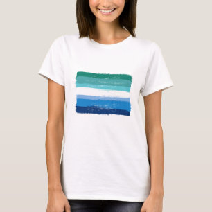 GEMALTER MÄNNLICHER SCHWULER STOLZ - Azure T-Shirt