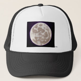 Gemalter Mond Truckerkappe