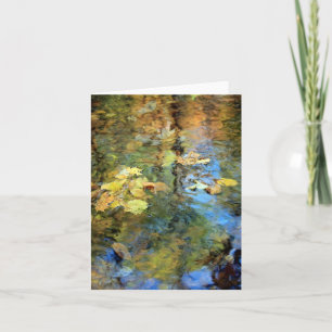 Gemalter Nebenfluss Karte