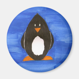 Gemalter Pinguinmagnet Magnet