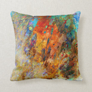 Gemalter Regen Kissen