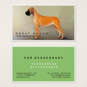 gemalter Reh Great Dane