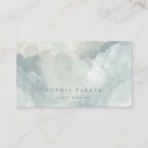Gemaltes abstraktes   elegantes Minimalistisches Visitenkarte