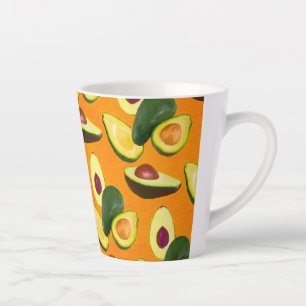 Gemaltes Avocado-Muster Milchtasse