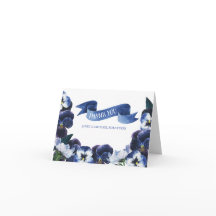 Gemaltes Stiefmütterchen dankt Ihnen