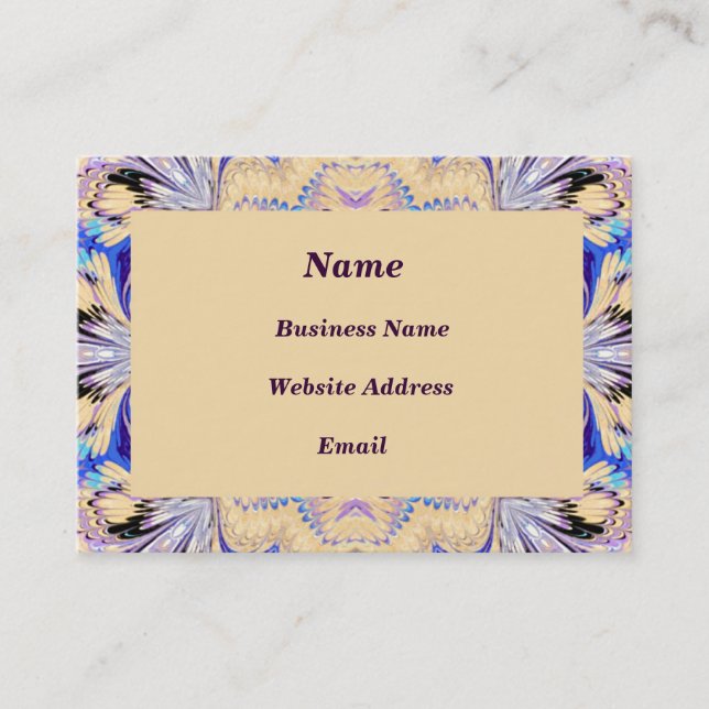 Gemarmorte gerahmte Geschäfts-Karte Visitenkarte (Vorderseite)