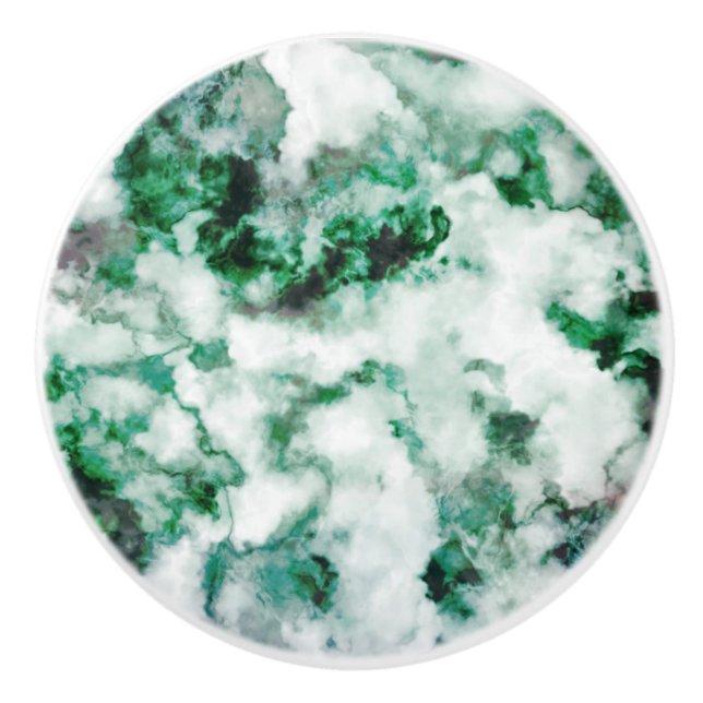 Gemarmorte Quarz-Beschaffenheit Keramikknauf (Vorderseite)