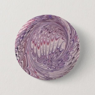 Gemarmortes Papier-Strudel (Lavendel) Button
