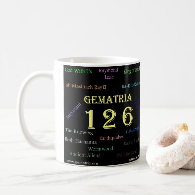 GEMATRIA 126 TASSE (Mit Donut)