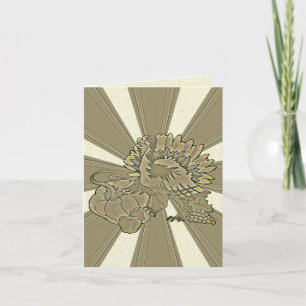 Gemeichter Erntedank Türkei - Feiertagskarte