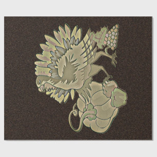 Gemeichter Erntedank Türkei - Geschenkpapier