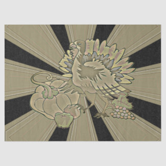 Gemeichter Erntedank Türkei - Seidenpapier