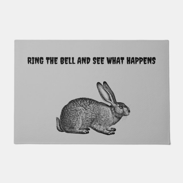Gemein Bunny Doormat Fußmatte (Vorderseite)