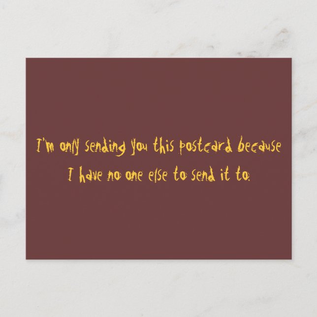 GEMEIN POSTKARTE (Vorderseite)