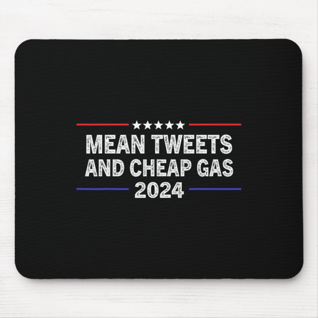 Gemein Tweete billiges Gas 2024 Mousepad (Vorne)