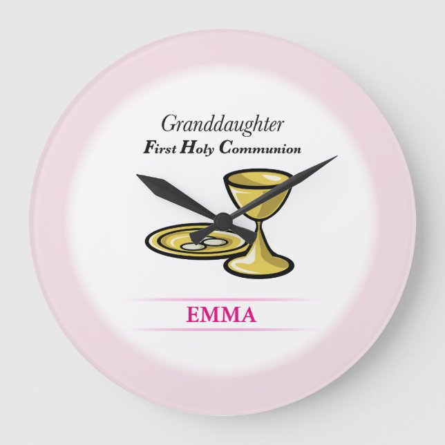 Gemeindegremium und Blutfantochter Große Wanduhr (Vorderseite)