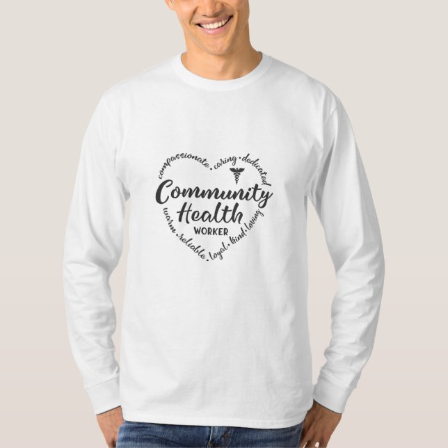 Gemeindekrankenpfleger, CHW-Geschenk T-Shirt (Vorderseite)