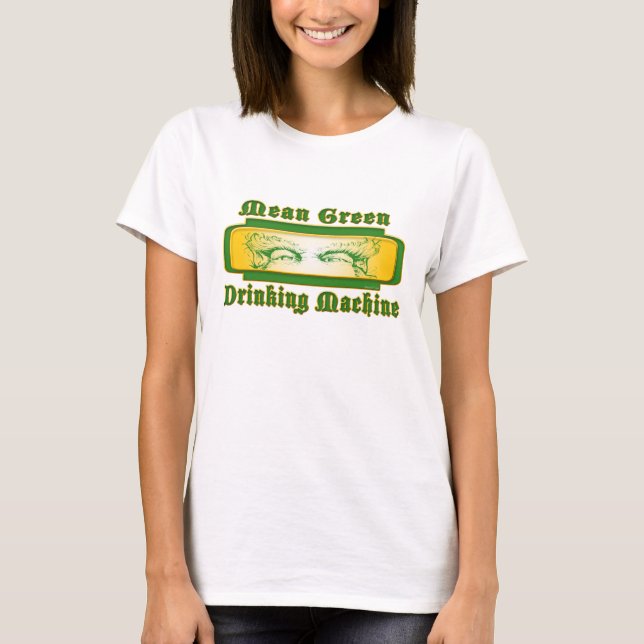Gemeine grüne Frauen T-Shirt (Vorderseite)