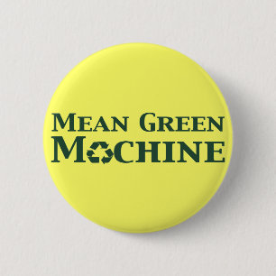 Gemeine grüne Maschinen-Geschenke Button