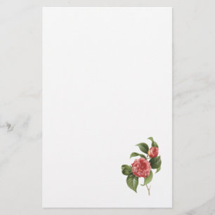 gemeine Kamelie (Kamelie japonica) durch Redouté Briefpapier