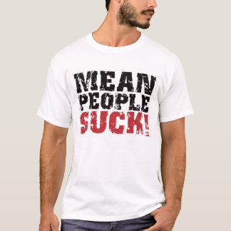 Gemeine Leute sind zum Kotzen - Rot T-Shirt