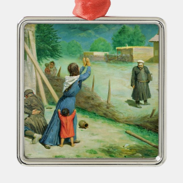 Gemeine Sammlung, 1891 Silbernes Ornament (Vorne)