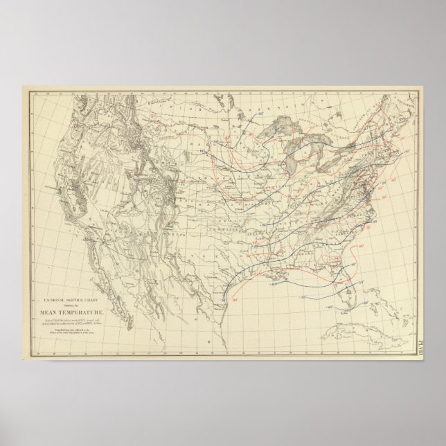 GEMEINE Temperatur in den USA Poster (Vorne)