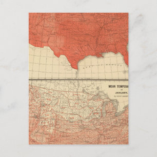 Gemeine Temperatur Postkarte