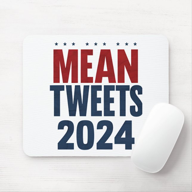 Gemeine Tweete 2024 Funny Election Trump Mousepad (Mit Mouse)