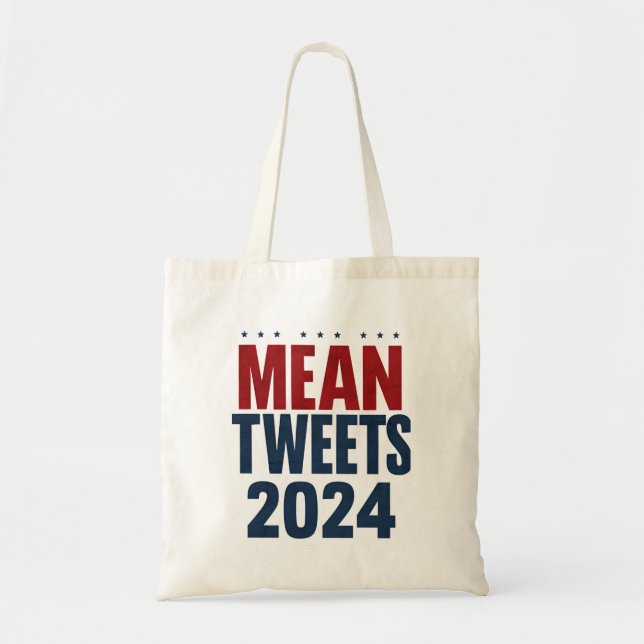 Gemeine Tweete 2024 Funny Election Trump Tragetasche (Vorne)