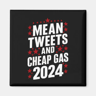 Gemeine Tweetenden und billiges Gas Donald Trump 2 Magnet