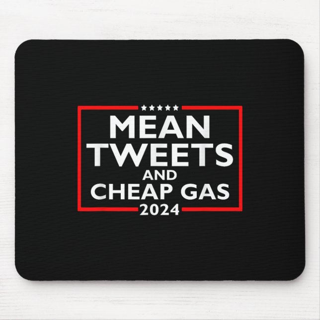 Gemeine Tweetenden und günstige Gas Funny 2024 Pro Mousepad (Vorne)