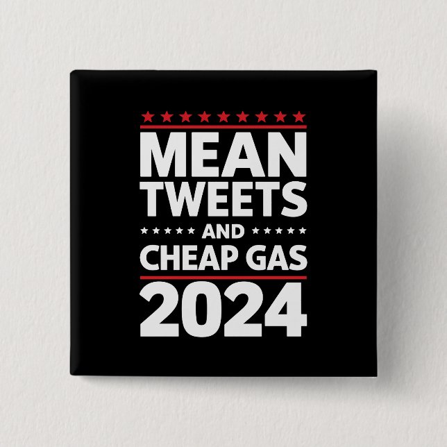 Gemeine Tweetetet und günstige Gaspreise für 2024 Button (Vorderseite)