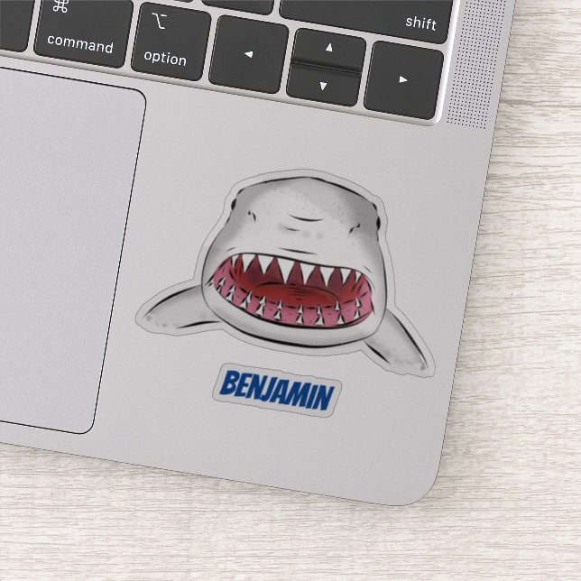 Gemeiner Cartoon-Abbildung Aufkleber (Detail)