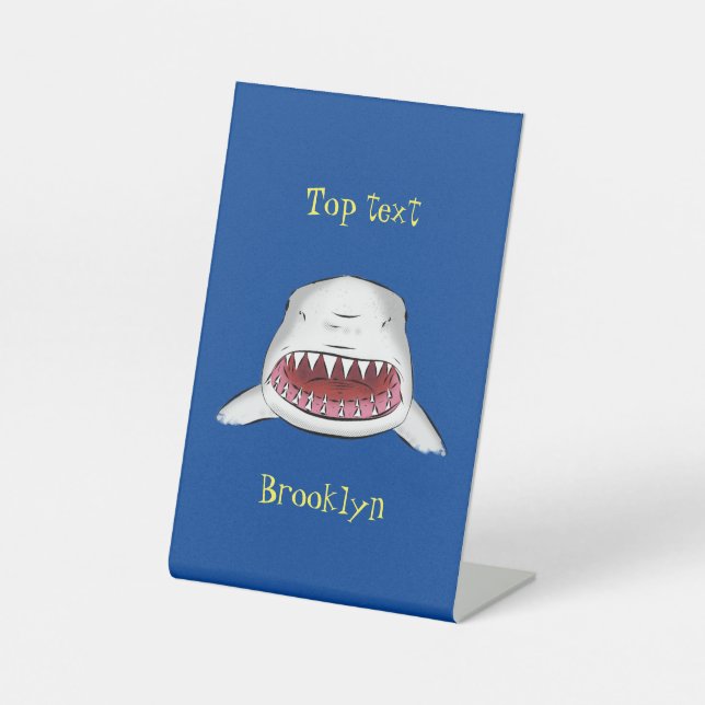 Gemeiner Cartoon-Abbildung Sockelschild (Vorderseite)