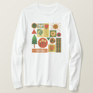 Gemeiner geometrischer Garten Pflanze Lovers T-Shirt