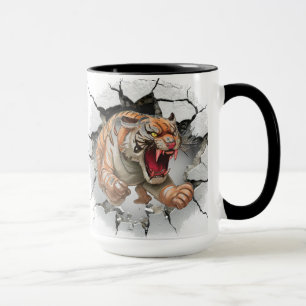Gemeiner Tiger-Hintergrund Tasse