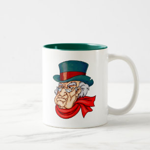 Gemeines altes Scrooge Zweifarbige Tasse
