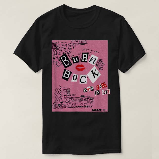 Gemeines Girls-Burn-Buch T-Shirt (Design vorne)