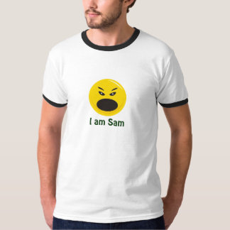 gemeines Lächeln, bin ich Sam (fertigen Sie) T-Shirt