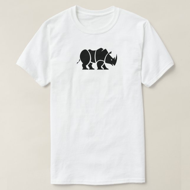 gemeines Rhino 🦏 FestivalT-Shirt T-Shirt (Design vorne)